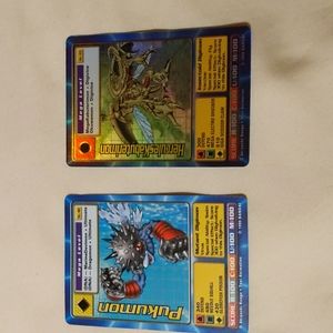 2,1999Digimon cards